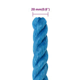 Work Rope Blue 20 mm 50 m Polypropylene 152991