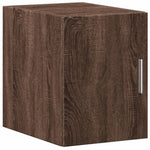 Slim Storage Cabinet Brown Oak 30x42.5x225 cm Engineered Wood 3281272