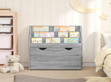 Kids Bookshelf Grey Sonoma 60 x 29.5 x 69 cm Engineered Wood 892395