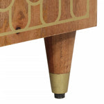 Bathroom Cabinet 38x33x160 cm Solid Wood Mango 358306