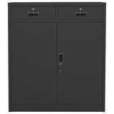 Office Cabinet Anthracite Steel Medium Locks Office Cabinet 336412