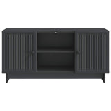 TV Cabinet 102 x 34.5 x 50 cm Black Engineered Wood 894006