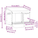 Chicken Nesting Box 2 Compartments Wall-Mounted Galvanised Steel 4104891
