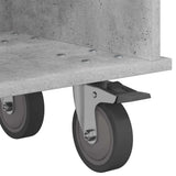 TV Stand Concrete Grey 100 x 35 x 35 cm Engineered Wood 891035