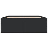 Bed Frame without Mattress Black 135x190 cm Double 3280945