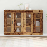 Wall Cabinets 2 pcs Old Wood 69.5 x 34 x 90 cm Engineered Wood 3334314