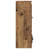 Highboard with Drawer 3 pcs Old Wood Engineered Wood 3402674