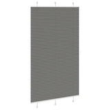 Pleated Blind Anthracite 120x200 cm Fabric Width 119.4 cm Polyester 4015113
