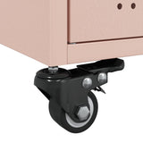 Coffee Table Pink 68x50x43.5 cm Steel 846687