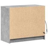 Sideboard with LED Concrete Grey 72x34x61 cm Engineered Wood 852176
