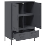 Highboard Anthracite 68x39x101.5 cm Steel 843110