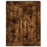 Highboard Smoked Oak 69,5x34x180 cm Engineered Wood 3199678