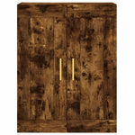 Highboard Smoked Oak 69.5x34x180 cm Engineered Wood 3199678