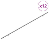 Cabinet Handle 12 pcs Silver 900 mm Stainless Steel 864742
