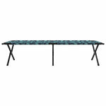 Folding Camping Bed Folding Manual Leaf pattern Oxford fabric 42003197