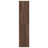 Bookcase Brown Oak 60x24x109 cm Engineered Wood 857809