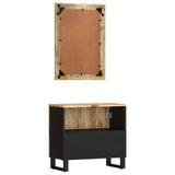 2 Piece Bathroom Furniture Set Solid Wood Mango 3200633