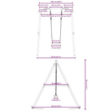 Outdoor Swing Set with Swing 3283577