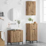 Bathroom Furniture Set with Drawer with Shelf 3 pcs Artisan Oak 3393112