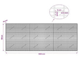 Gabion with 5 mm Wire and 5x2.5 cm Mesh 300x10x150 cm 3463512