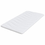 Mattress Topper White 90 x 190 x 5.5 cm Knit Fabric 4106414