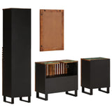 4 Piece Bathroom Furniture Set Solid Wood Acacia 3217106