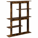 Wall Shelving Unit Brown 102 x 20 x 130 cm Engineered Wood 8012056
