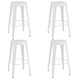 5 Piece Bar Set Black and White 3057374