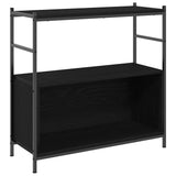 Bookshelf Black oak 80 x 30 x 78.5 cm Engineered Wood 862933