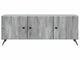 TV Cabinet Grey Sonoma 99 x 34.5 x 50 cm Engineered Wood 895641
