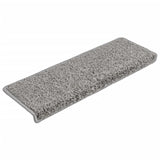 Stair Mats 10 pcs 65x21x4 cm Grey Rectangular Edge 149815