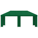 Garden Gazebo 6 x 3 m Green Polyester and Steel 190 3376011