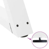Dining Table Legs 2 pcs White 90x cm Steel 4012733
