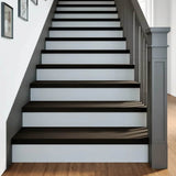 Stair Treads 12 pcs Brown Black 90x25x2 cm Solid Wood Oak 3283039