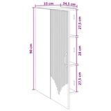 Wall-Mounted Cabinet Concrete Grey 33 x 34.5 x 90 cm 898928