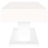 Coffee Table White 96x50x45 cm Engineered Wood 806831