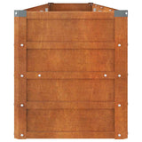 Garden Raised Bed Rusty 320x40x45 cm Corten Steel 151956
