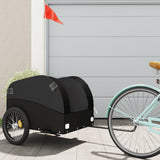 Bike Trailer Black 45 kg Iron 94129