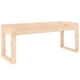 Garden Bench Natural Pine Solid pine wood Medium Durable 825093
