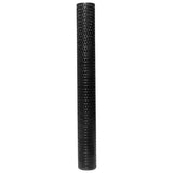 Balcony Screen Black 400x100 cm Poly Rattan 156300
