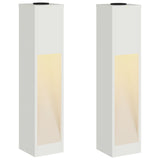 Solar Led Pathway Light 2 pcs Warm White 18 x 18 x 80 cm 879717