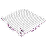 Bed Slats Replacement with 17 Slats 120x200 cm 340074