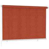 Outdoor Roller Blind 225 cm Terracotta HDPE 312791