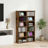 CD Cabinet Smoked Oak 60 x 17 x 92 cm Engineered Wood 8012738