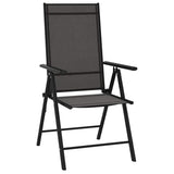 10 Piece Garden Dining Set Black and Anthracite 3070645
