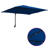 Garden Parasol 248.5 x 247.5 x 160 cm Polyester and Steel 42003258