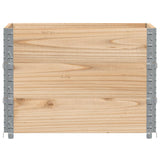 ZNTS Garden Planter 80x60 cm Solid Wood Pine 3295419