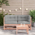 ZNTS Garden Sofas Corner with Cushions 2 pcs Solid Wood Douglas 838075