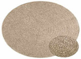 Rug ZIZUR Beige 120 cm Jute Look Indoor and Outdoor 4010415