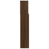Headboard Cabinet Brown Oak 100x19x103.5 cm 817245